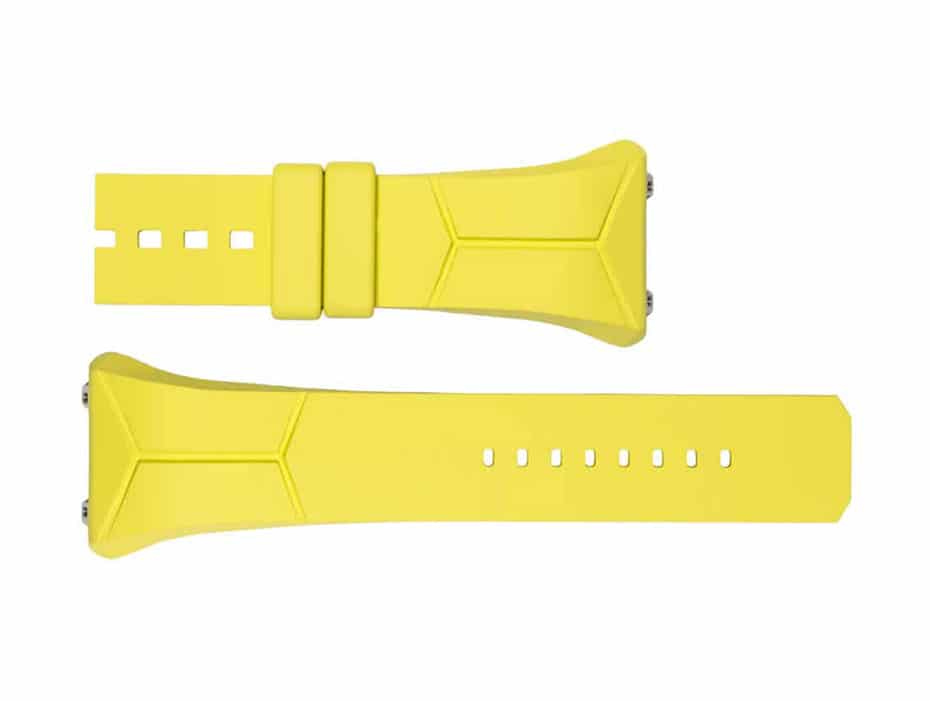 yellow strap