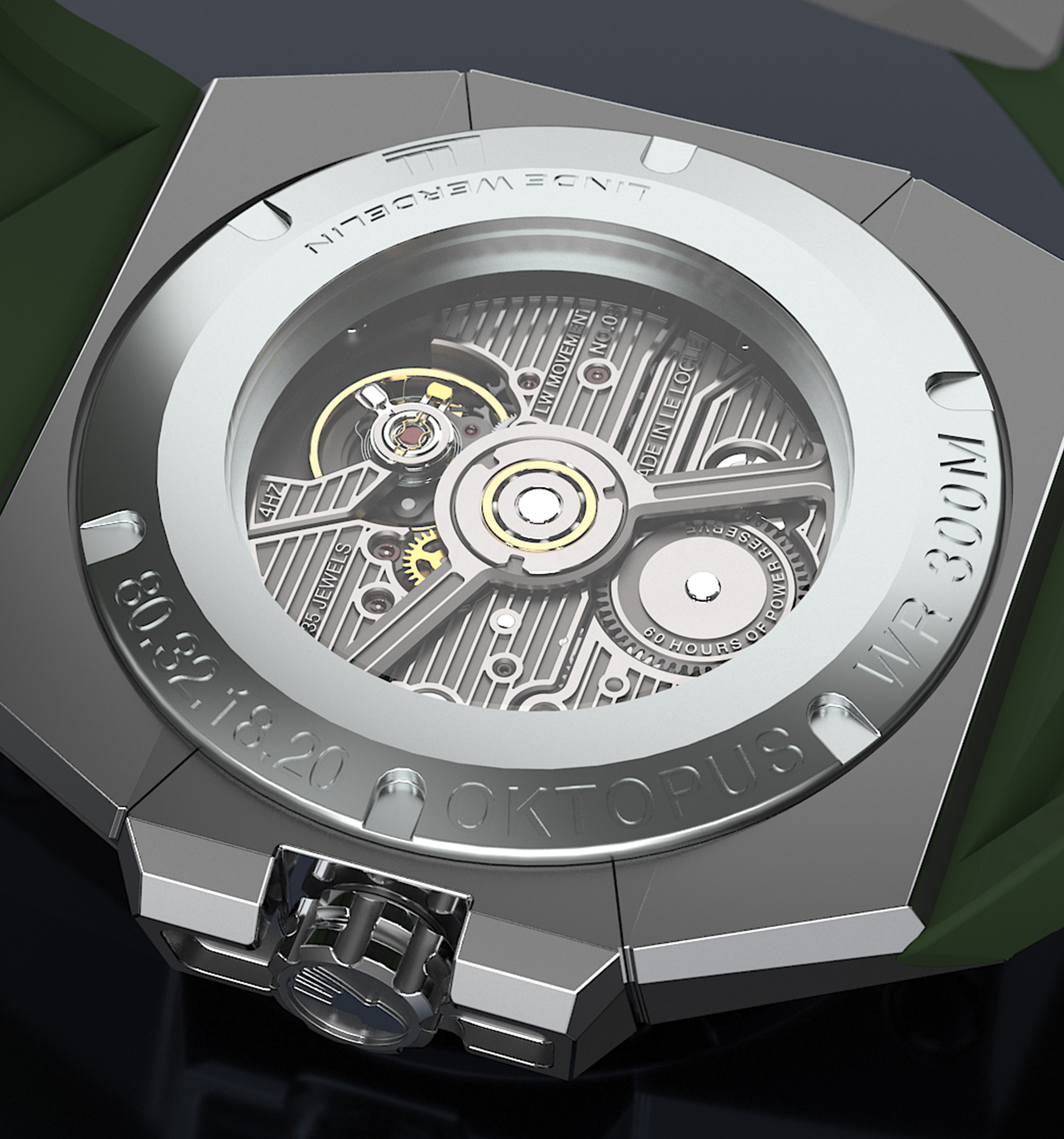 LindeWerdelin oktopus III green soldat gallery back
