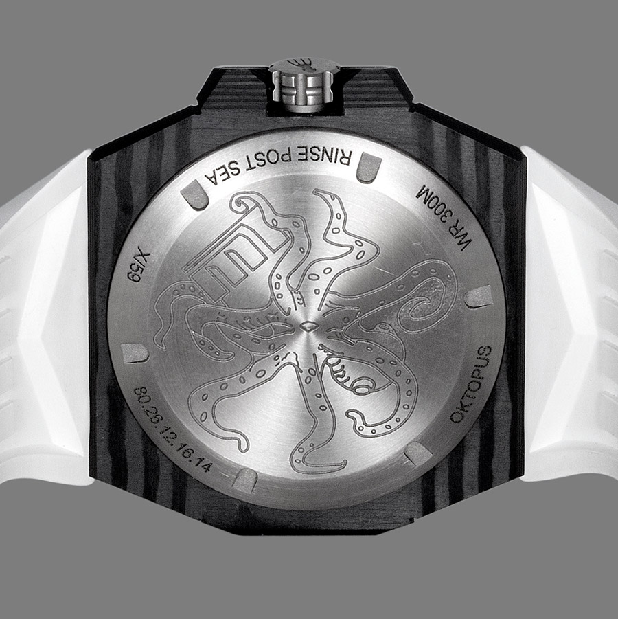 3 LW Oktopus Moon White 3DTP back case