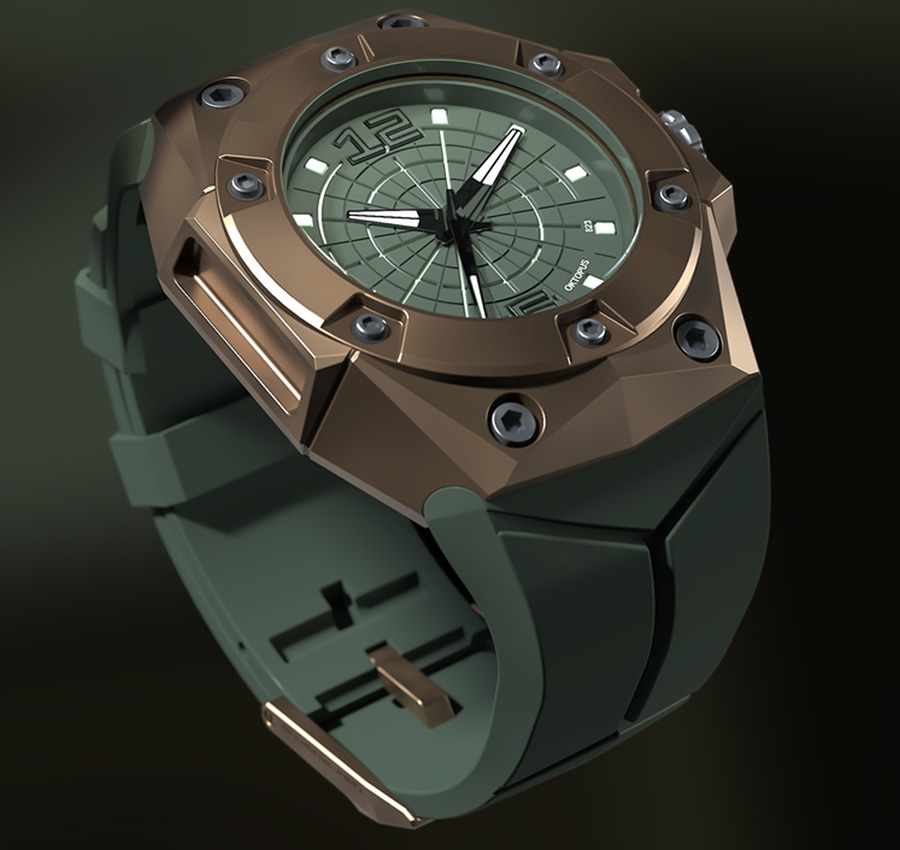 LindeWerdelin oktopus III bronze soldat 2 dial m