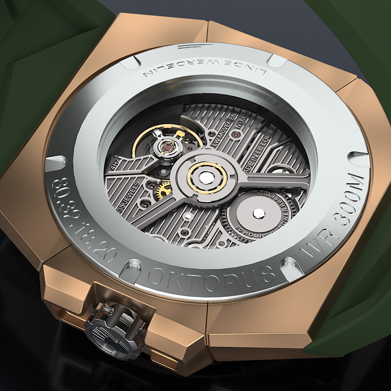LindeWerdelin oktopus III bronze soldat 3 trio back