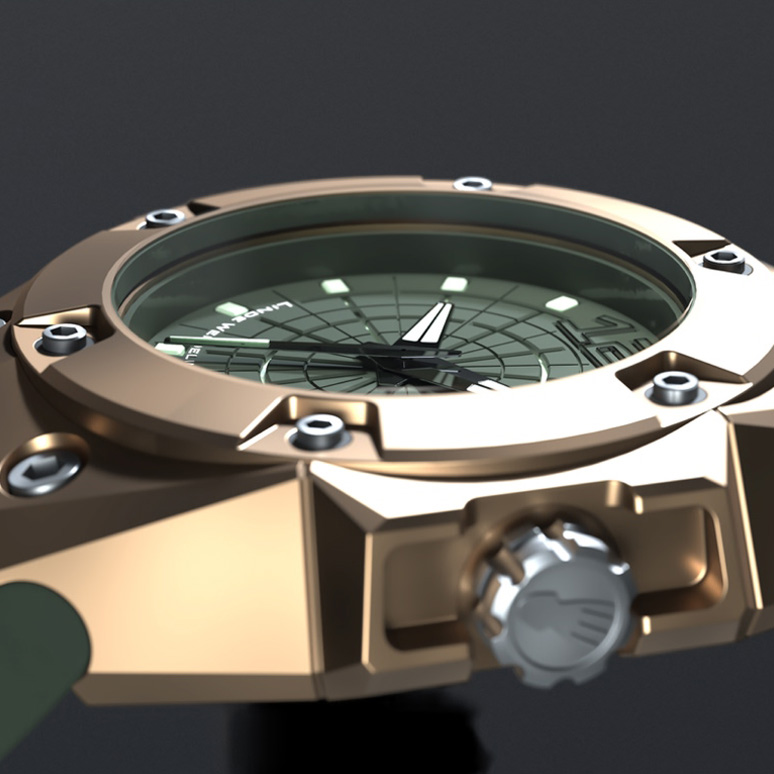 LindeWerdelin oktopus III bronze soldat 3 trio crown